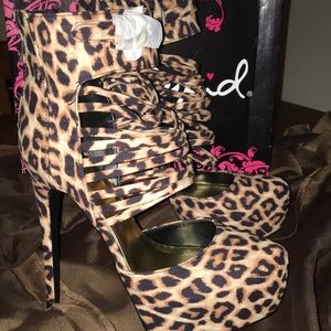 Leopard Heels